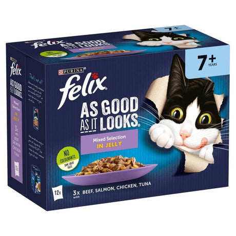 Felix Pouch As Good As It Looks Senior Mixed Selection in Jelly 4x (12x100g), Felix,