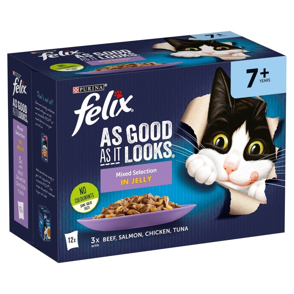 Felix Pouch As Good As It Looks Senior Mixed Selection in Jelly 4x (12x100g), Felix,