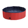 Foldable Dog Paddling Pool(Φ100 x 30H cm), PawHut, Blue