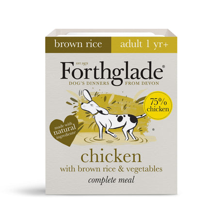 Forthglade Adult Complete Chicken Trays 18x395g, Forthglade,