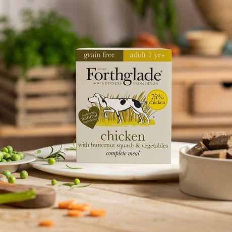 Forthglade Adult Complete Grain Free Chicken with Butternut Squash & Veg 18x395g, Forthglade,