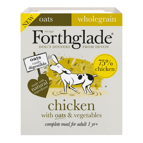 Forthglade Adult Complete Wholegrain Chicken 18x395g, Forthglade,