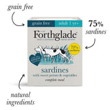 Forthglade Adult Dog Complete Grain Free Salmon & Sardines Duo Variety Pack 12x395g, Forthglade,