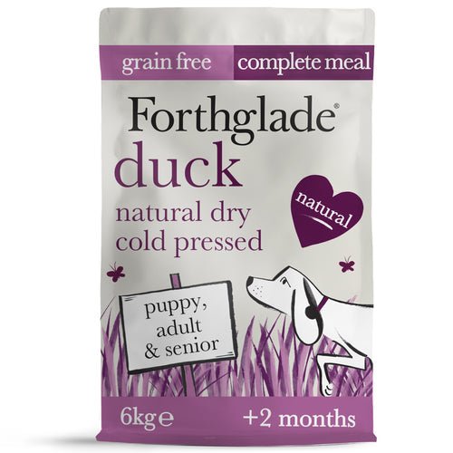 Forthglade Cold Pressed Duck Natural Grain Free Dry Dog Food, Forthglade, 6 kg