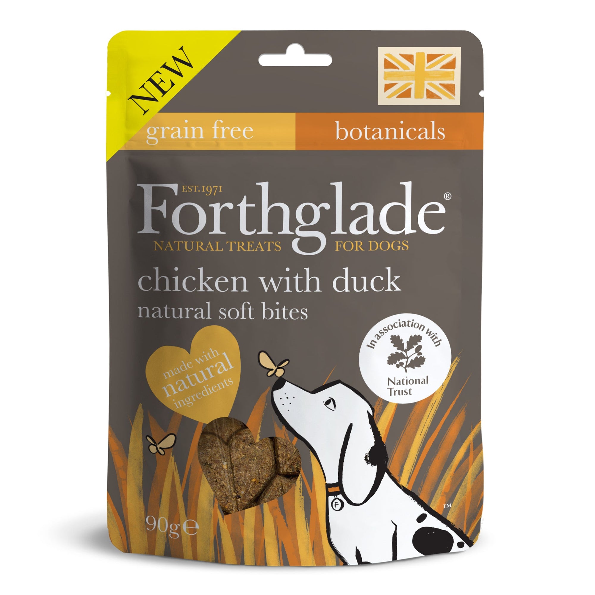 Forthglade National Trust Soft Bites Chicken with Duck Treats 8 x 90g, Forthglade,