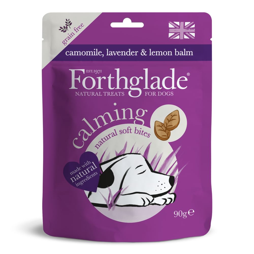 Forthglade Natural Soft Bites Calming Grain Free Camomile, Lavender & Lemon Treats 8x90g, Forthglade,