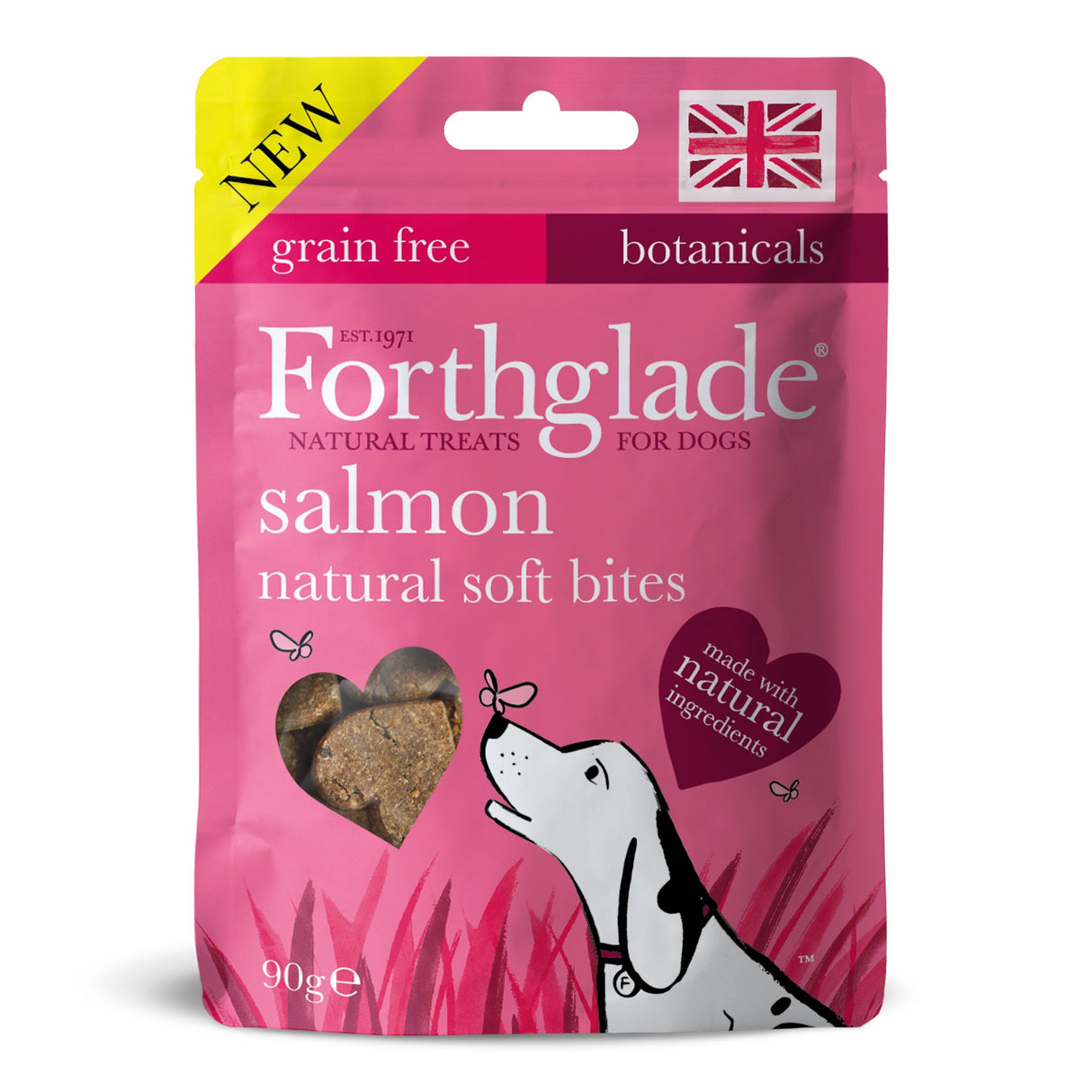 Forthglade Natural Soft Bites Salmon Treats 8 x 90g, Forthglade,