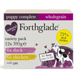 Forthglade Puppy Complete Wholegrain Duck & Chicken Duo Variety Pack 12x395g, Forthglade,