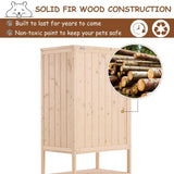 Four-Tier Wooden Hamster Cage - 60L x 40W x 120H cm, PawHut,