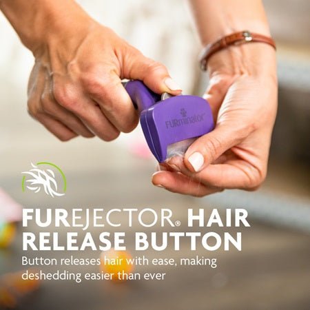 FURminator Undercoat deShedding Tool for Short Hair Medium/Large Cats, FURminator,