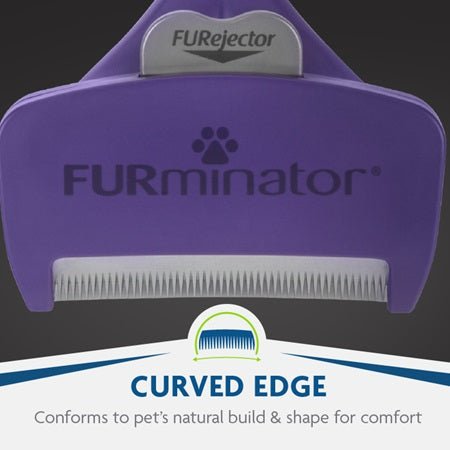 FURminator Undercoat deShedding Tool for Short Hair Medium/Large Cats, FURminator,