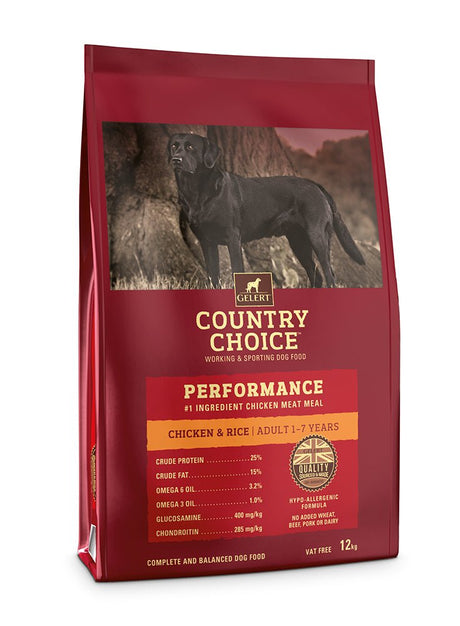 Gelert Country Choice Perform Chicken & Rice, Gelert, 12 kg