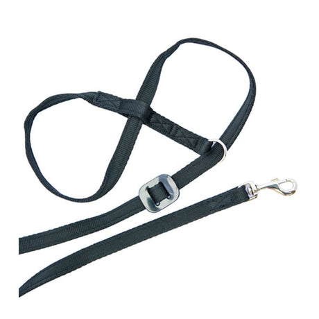 Gencon All-In-One Clip to Collar Headcollar & Lead, Gencon, Black