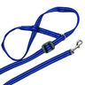 Gencon All-In-One Clip to Collar Headcollar & Lead, Gencon, Blue/White