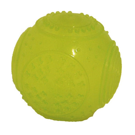 Glow In The Dark Ball Dog Toy, Rosewood,
