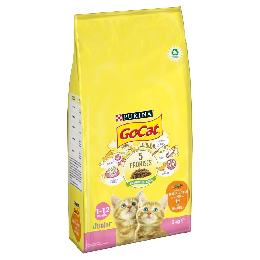 Go-Cat Kitten Chicken, Turkey & Milk 2 kg, Go-Cat,