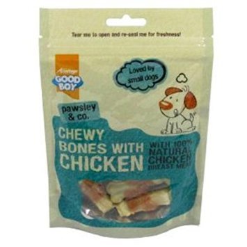 Good Boy Chewy Bones with Chicken 10 x 80g, Good Boy,