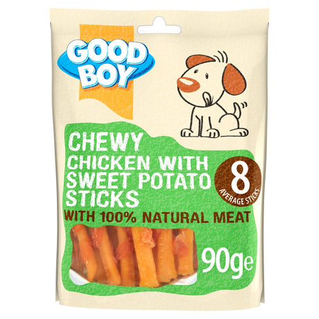 Good Boy Chewy Chicken with Sweet Potato Sticks 10 x 90g, Good Boy,