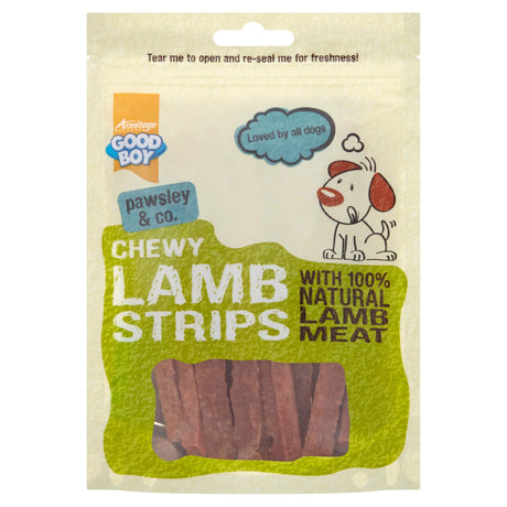 Good Boy Chewy Lamb Strips 10 x 80g, Good Boy,