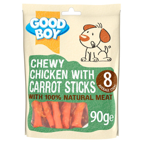 Good Boy Chicken & Carrot Sticks 10x90g, Good Boy,