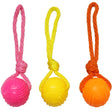 Good Boy Glow In The Dark Ball On Rope x6 Dog Toy, Good Boy,