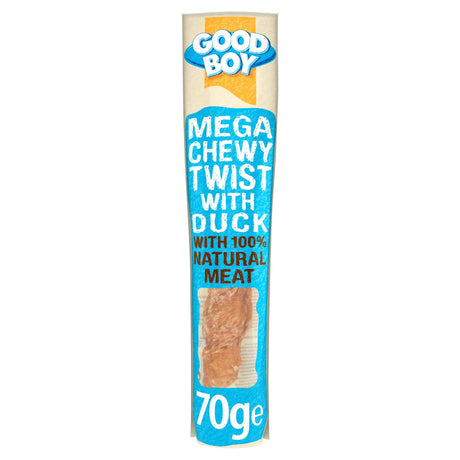 Good Boy Mega Chewy Twist with Duck 18 x 70g, Good Boy,