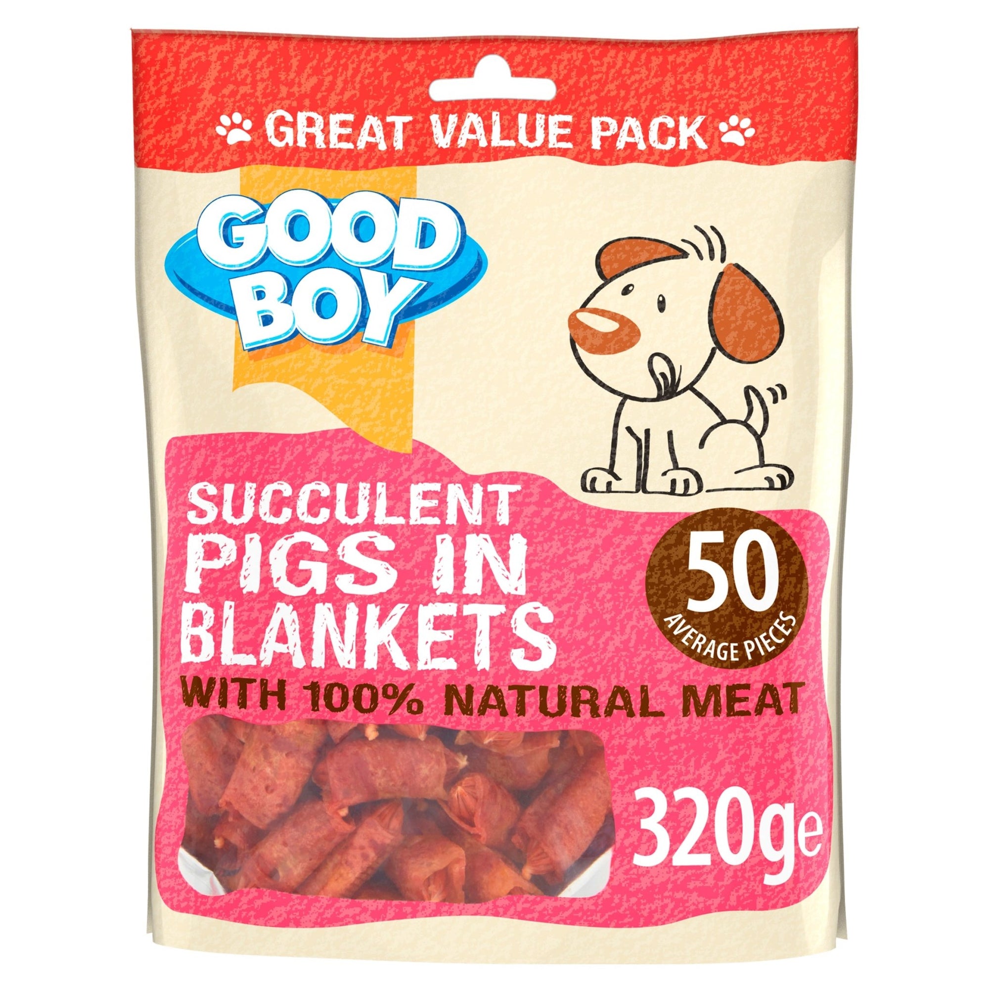 Good Boy Pigs in Blankets 3 x 320g, Good Boy,