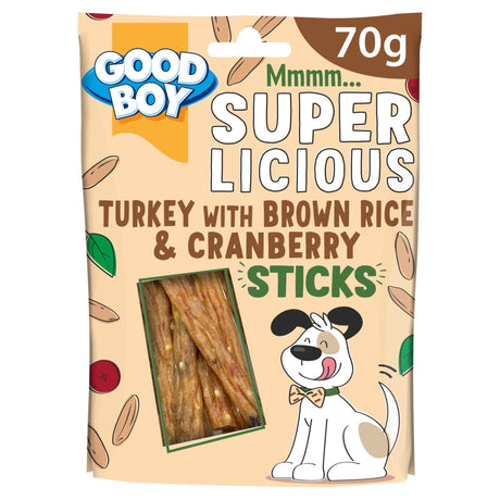 Good Boy Superlicious Turkey Sticks 14x70g, Good Boy,