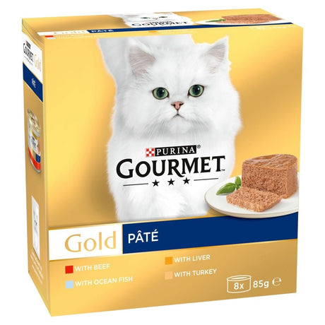 Gourmet Gold Pate Mixed Selection Tins 6x (8x85g), Gourmet,
