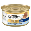 Gourmet Gold Pate with Ocean Fish Cat Food 12 x 85g, Gourmet,