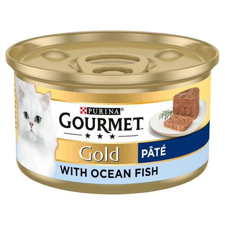 Gourmet Gold Pate with Ocean Fish Cat Food 12 x 85g, Gourmet,