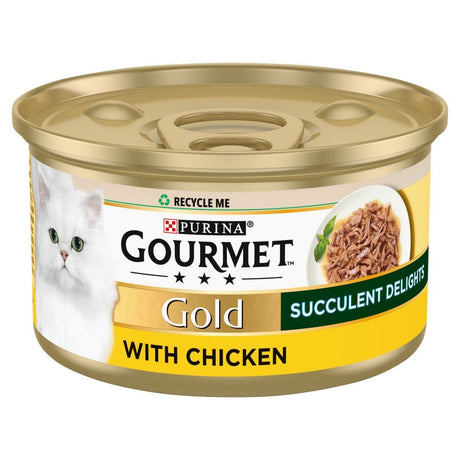 Gourmet Gold Succulent Delight with Chicken 12 x 85g, Gourmet,