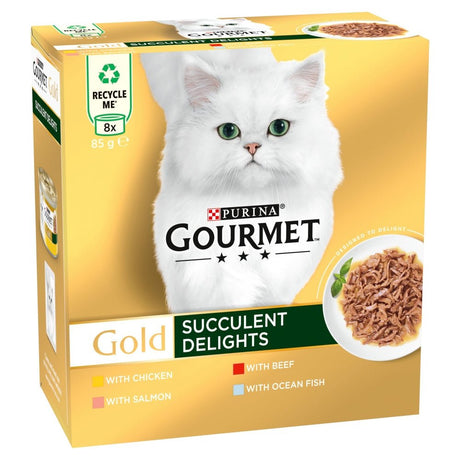 Gourmet Gold Succulent Delights 6x (8x85g), Gourmet,