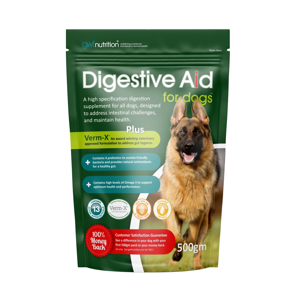 GWF Nutrition Digestive Aid for Dogs 500 g, GWF Nutrition,