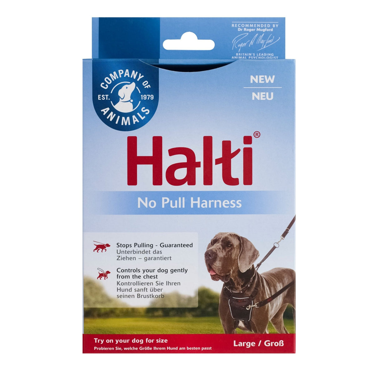 Halti No Pull Harness Black, Company of Animals, Large