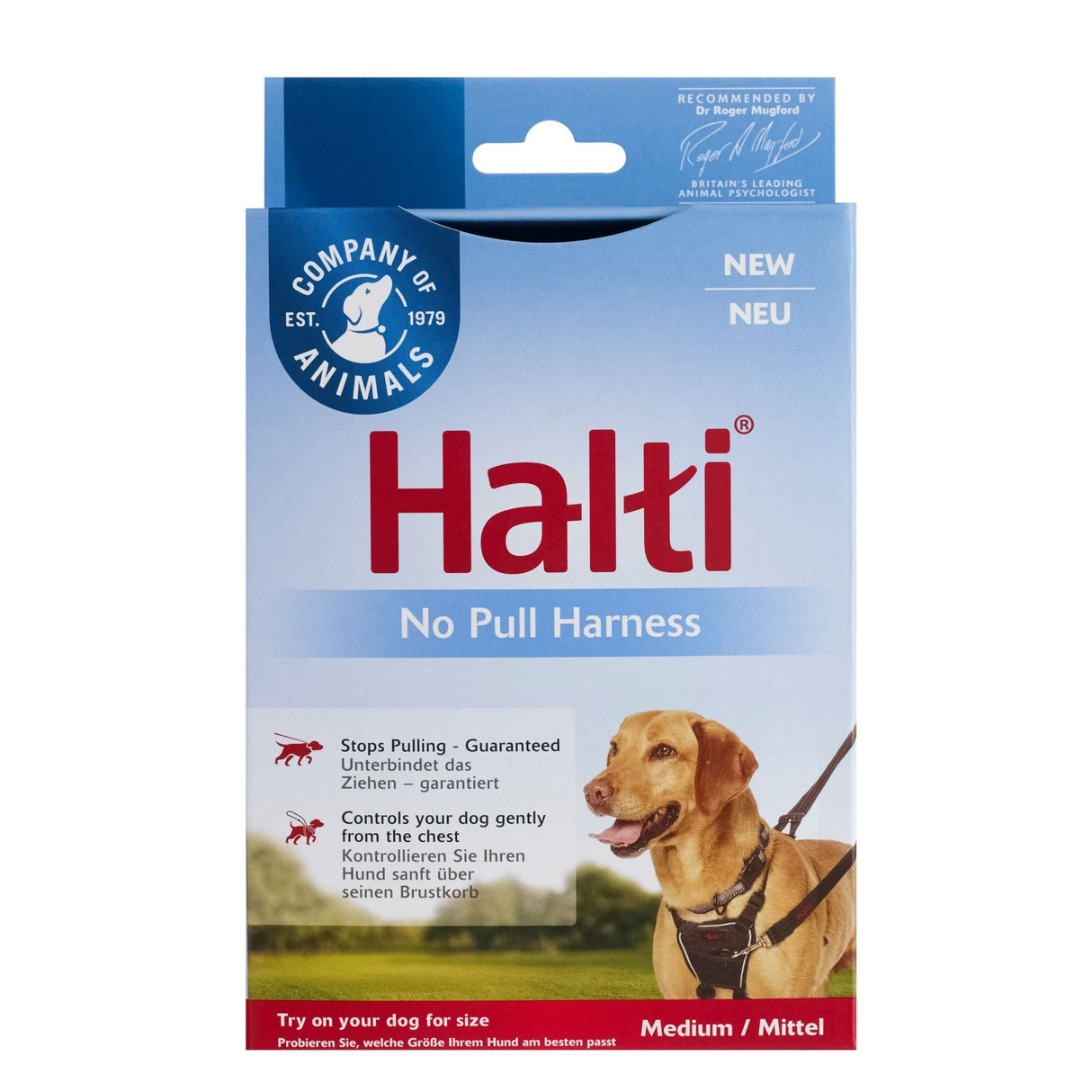 Halti No Pull Harness Black, Company of Animals, Medium