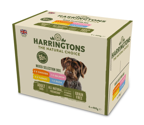 Harringtons Adult Complete Mixed Pack Trays 6x400g, Harringtons,