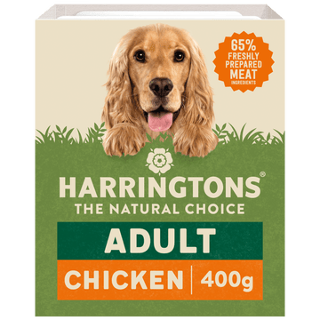 Harringtons Chicken with Potato & Veg Grain Free Wet Dog Food Trays 8x400g, Harringtons,