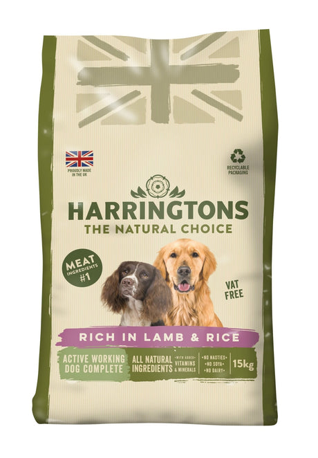 Harringtons Dog Active Worker Lamb 15 kg, Harringtons,