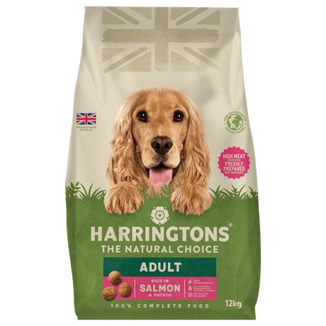 Harringtons Dry Adult Dog Food Rich in Salmon & Potato, Harringtons, 12kg