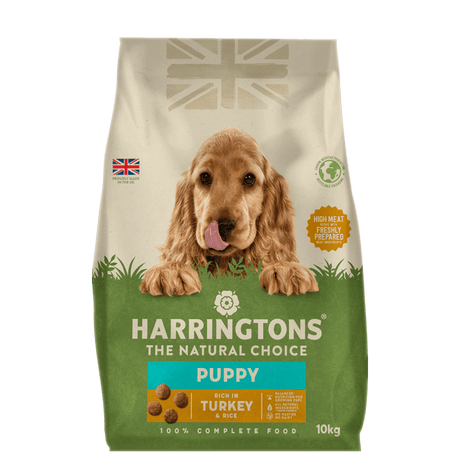 Harringtons Dry Puppy Food Rich in Turkey & Rice, Harringtons, 10 kg