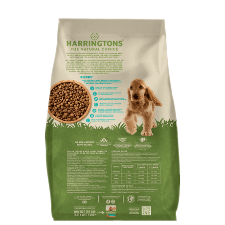 Harringtons Dry Puppy Food Rich in Turkey & Rice, Harringtons, 10 kg