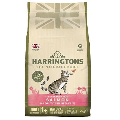 Harringtons Salmon Adult Cat Food 4x2kg, Harringtons,