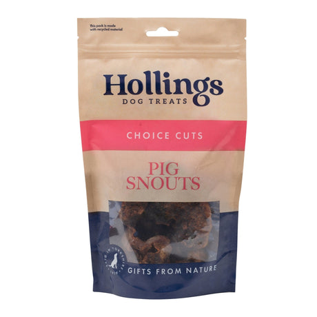 Hollings 100% Natural Pig Snouts 8 x 120g, Hollings,