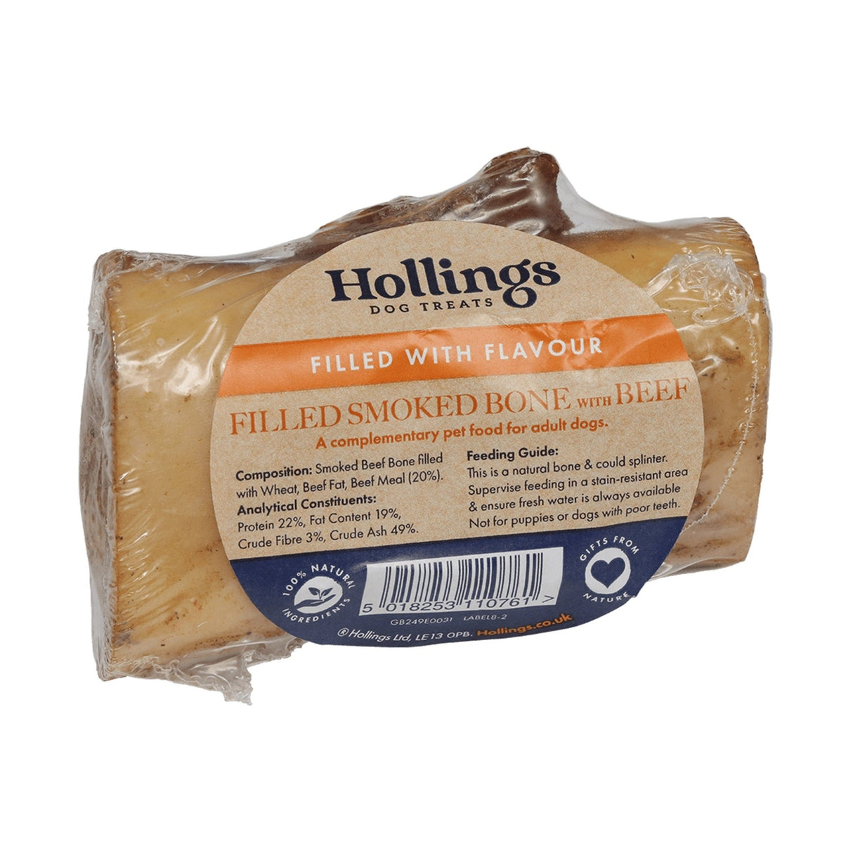 Hollings Filled Bone Smoked x 20 Box, Hollings,