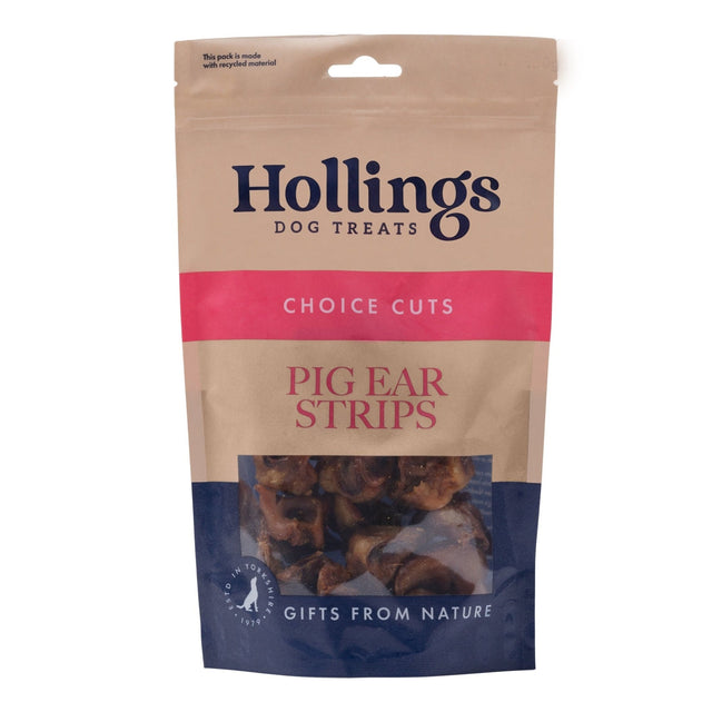 Hollings Pig Ear Strips, Hollings, 6x500g