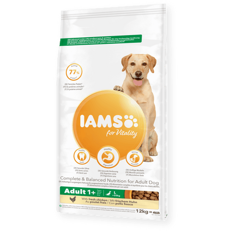 IAMS Adult Dog Vitality Large Breed Fresh Chicken, IAMS, 12 kg
