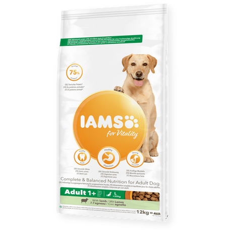 IAMS Adult Dog Vitality Large Breed Lamb 12 kg, IAMS,