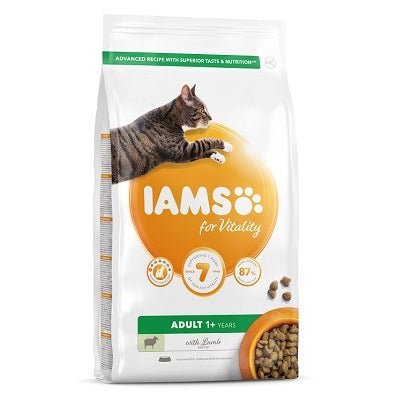 IAMS Cat Adult Vitality Lamb, IAMS, 10 kg