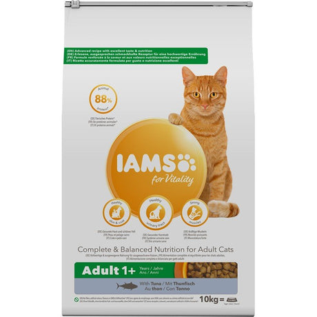 IAMS Cat Adult Vitality Tuna, IAMS, 10 kg